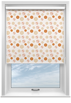 Bubbles, Fireburst - Roller Blind